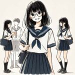 朗らかな中学生女子