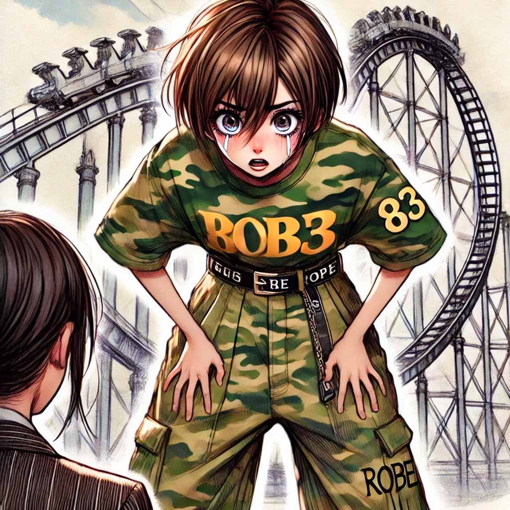 友達に泣いて謝っている