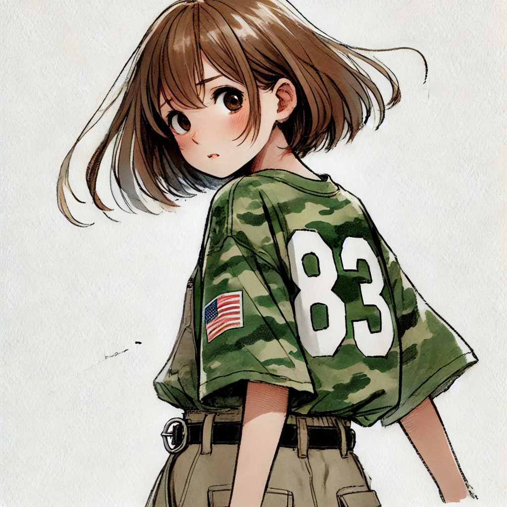不安そうな女子中学生