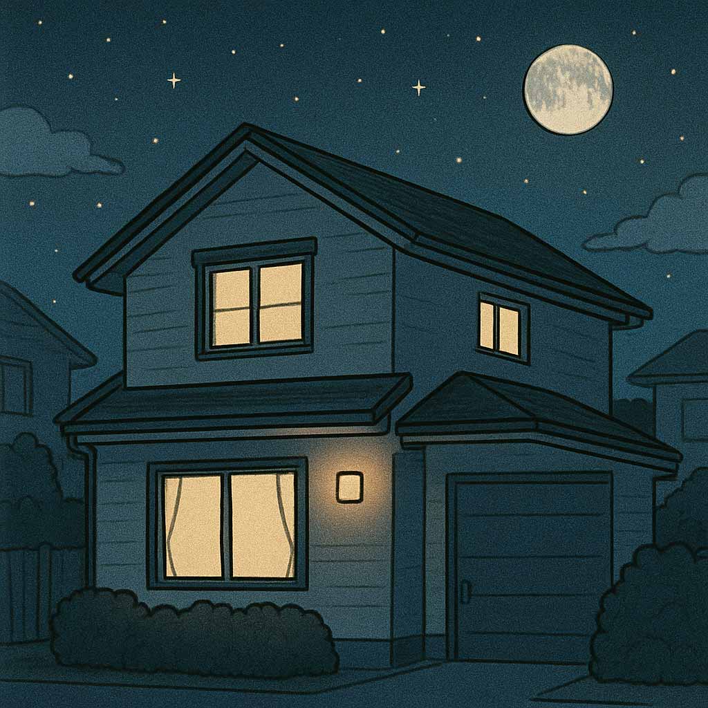 おうち　夜