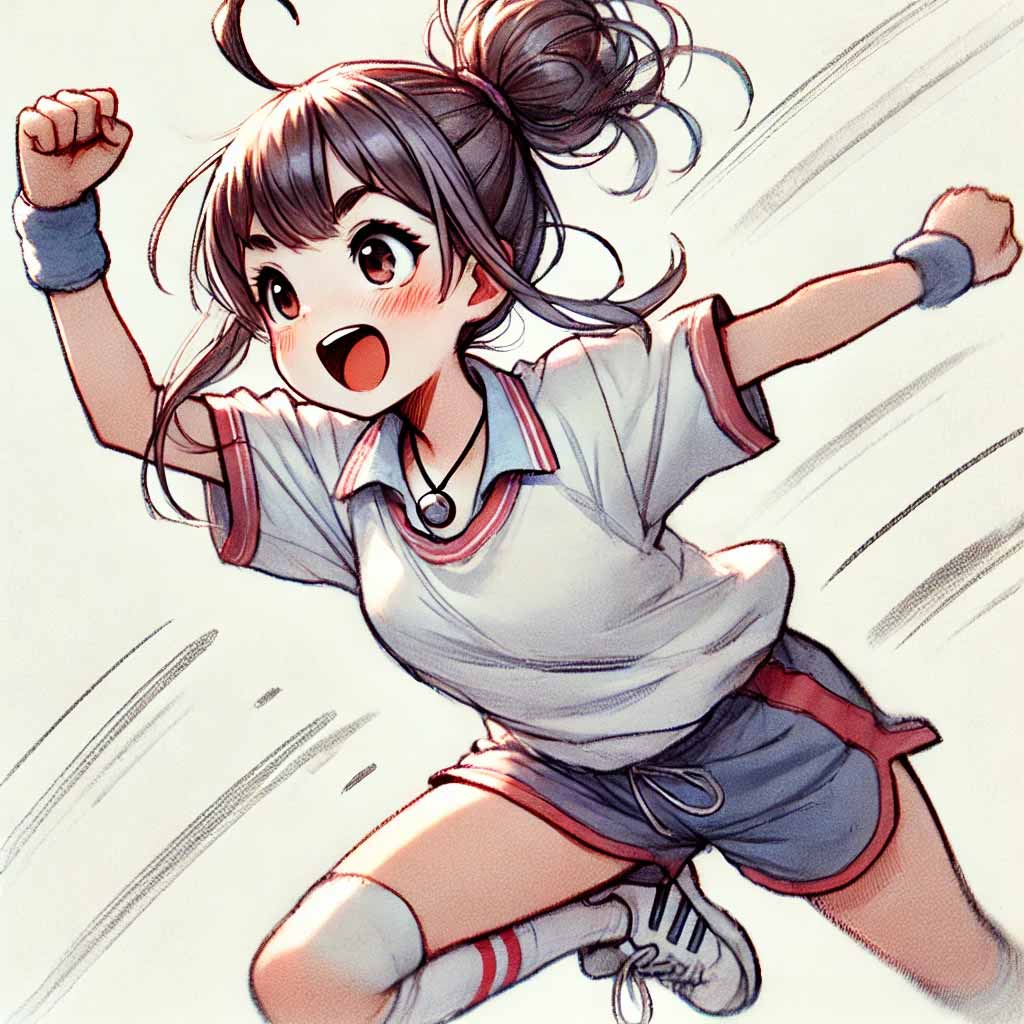 準備万端　女の子