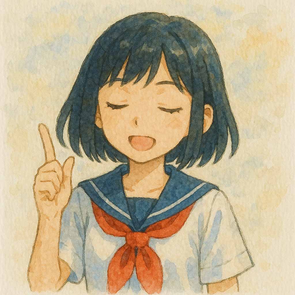 あしらう女子