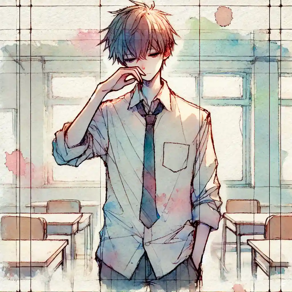 失敗したと反省中の女子