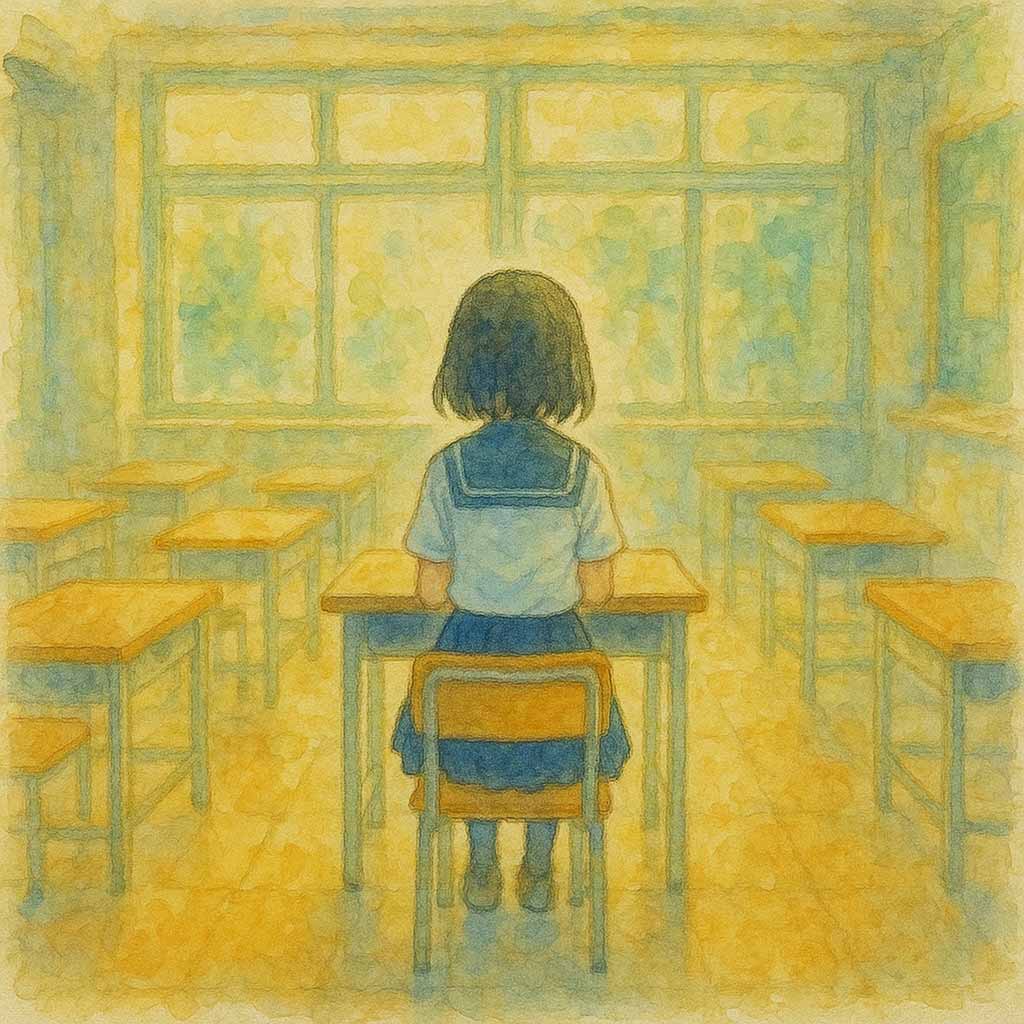 ちょっとナーバスになっている女子