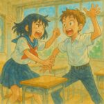 男の子と喧嘩になる女子