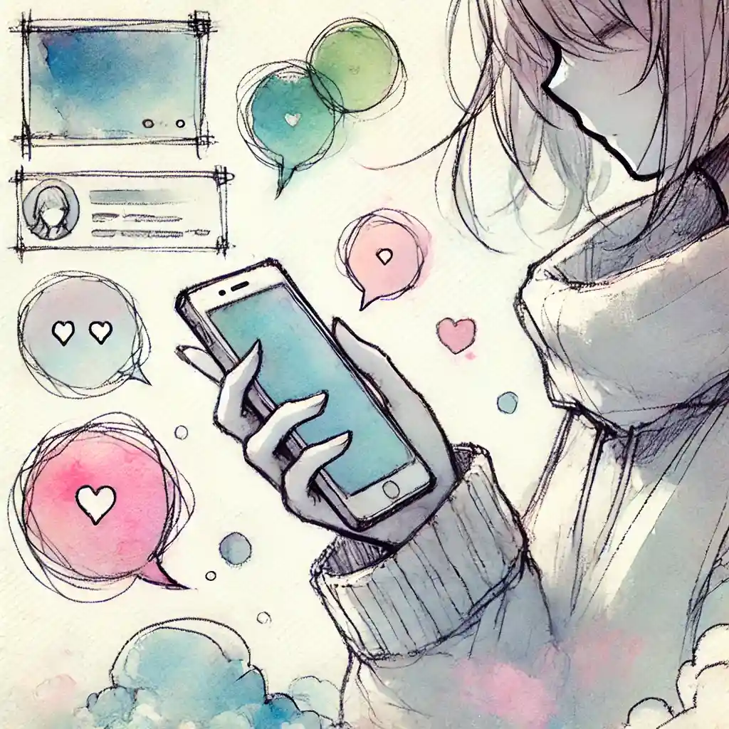 LINE田会話のイメージ