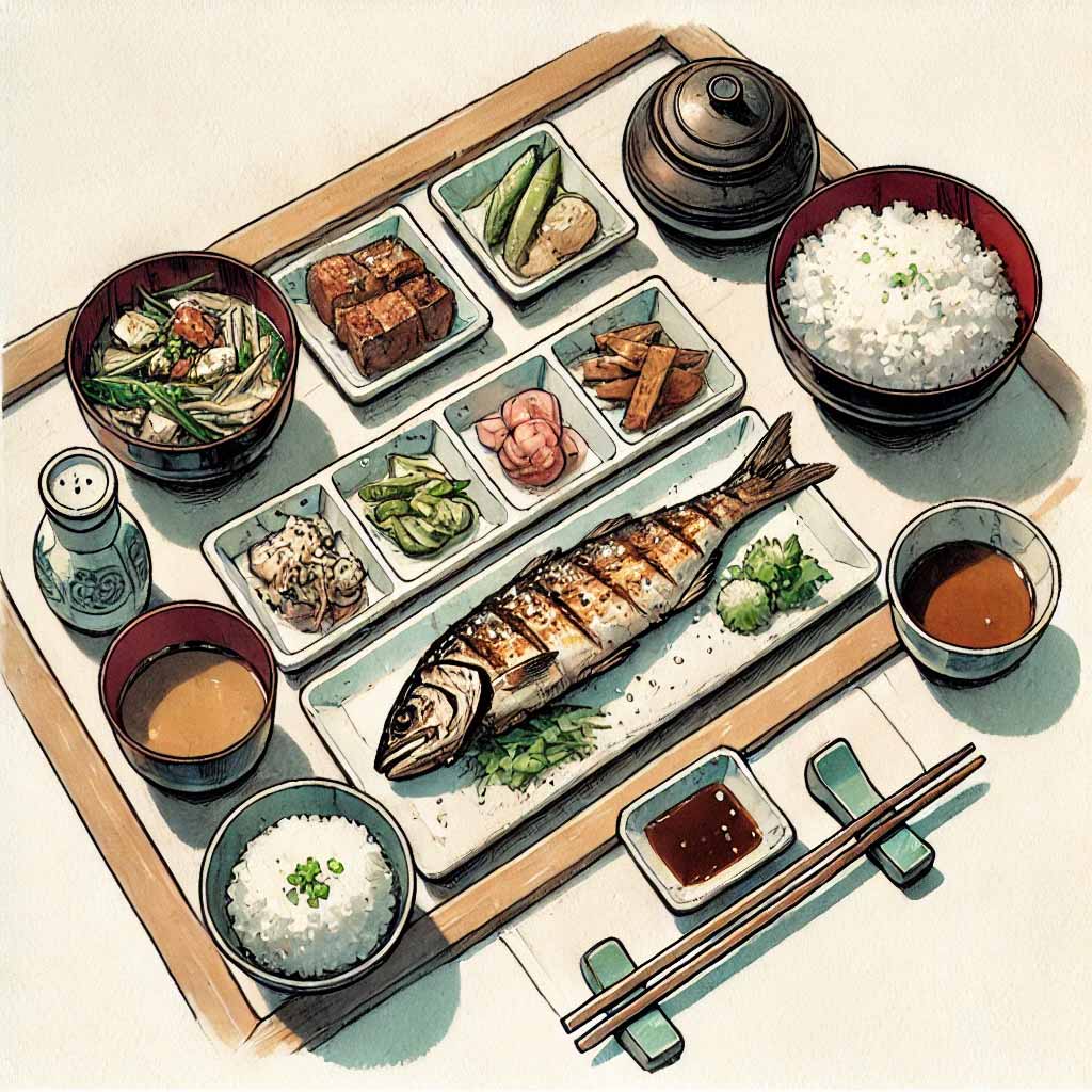 和食の食卓