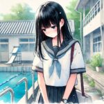 ムダ毛をどうするか悩む中学女子