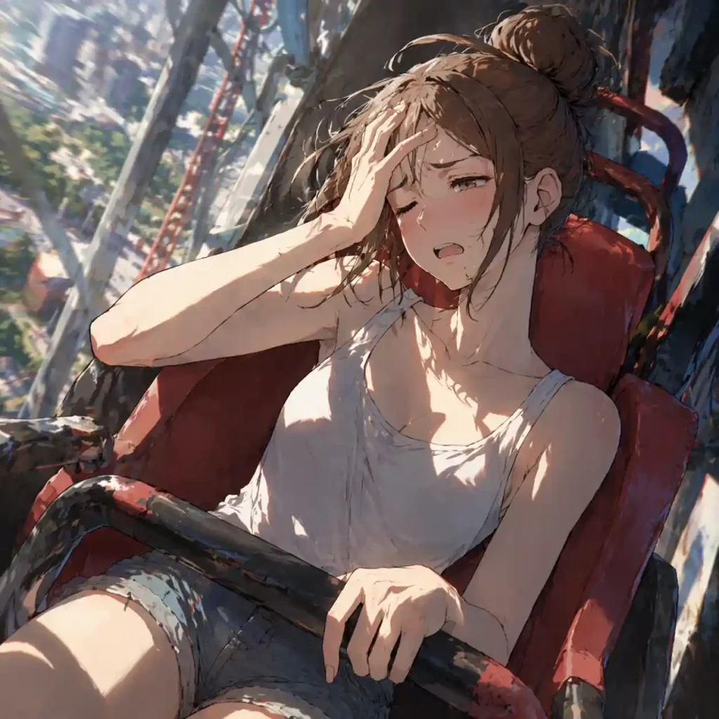 吐きそうな女子
