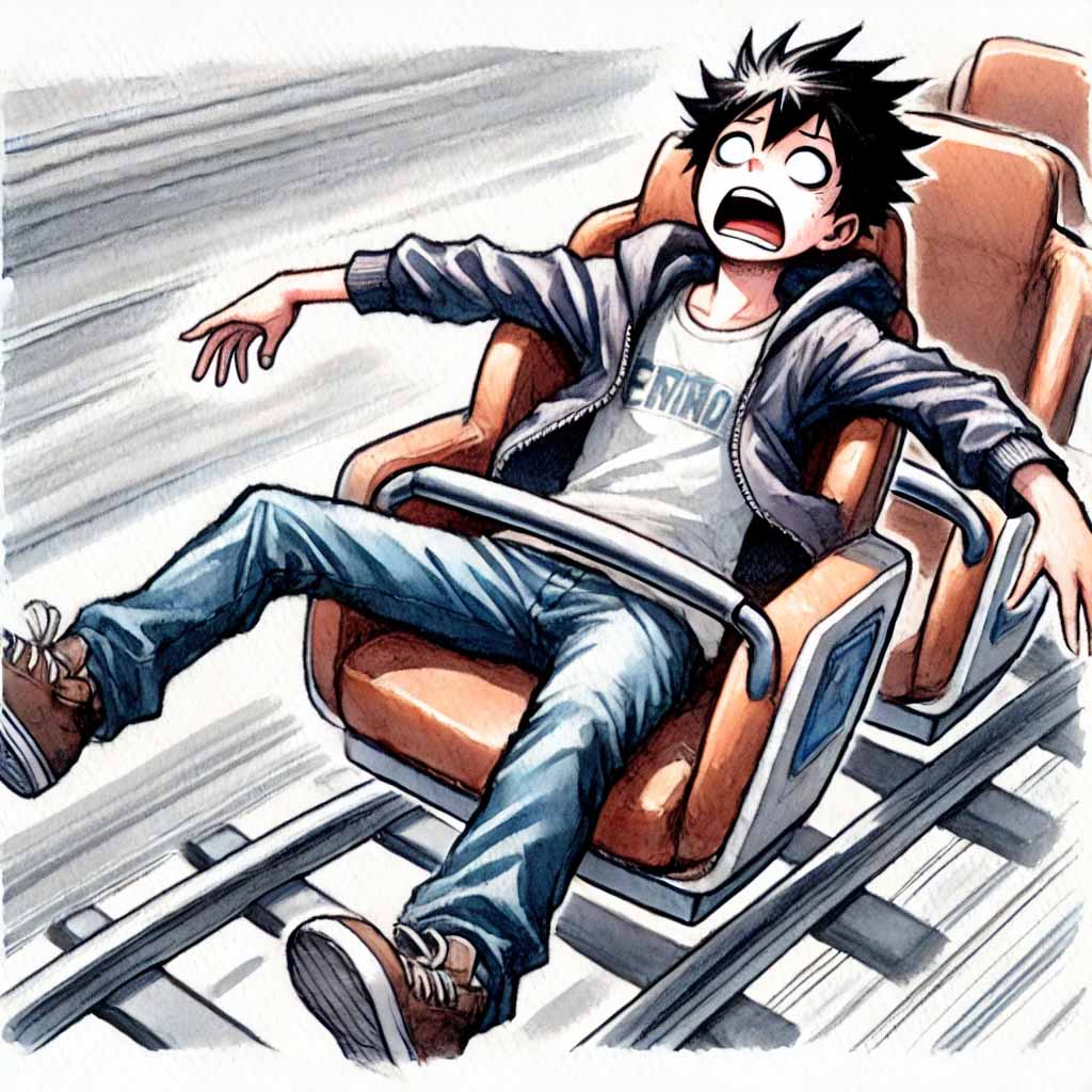 気絶している中学生男子