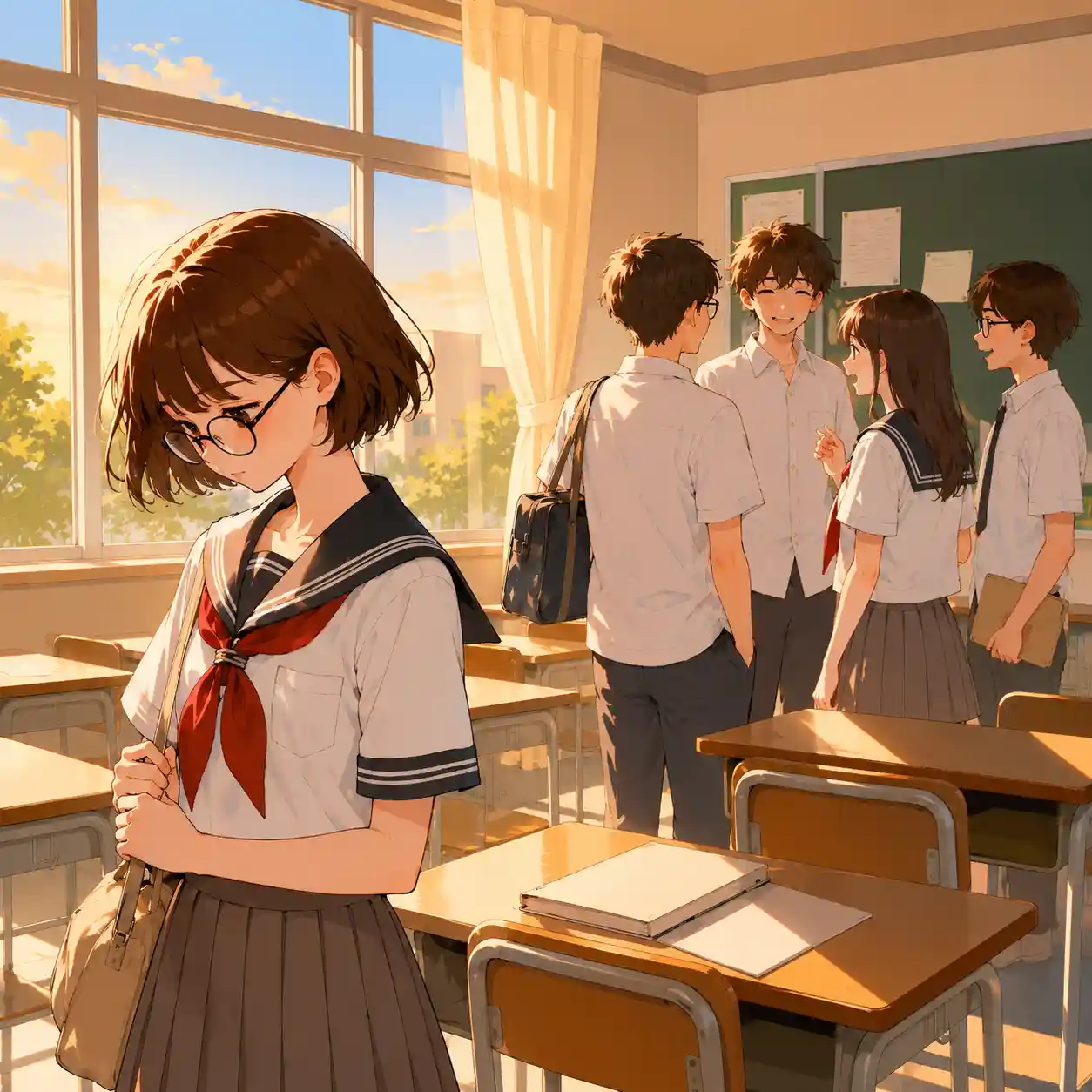 話しかけにくくて困っている女子