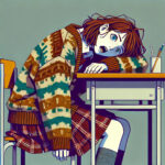 席替えが最悪で絶望中の中学生女子