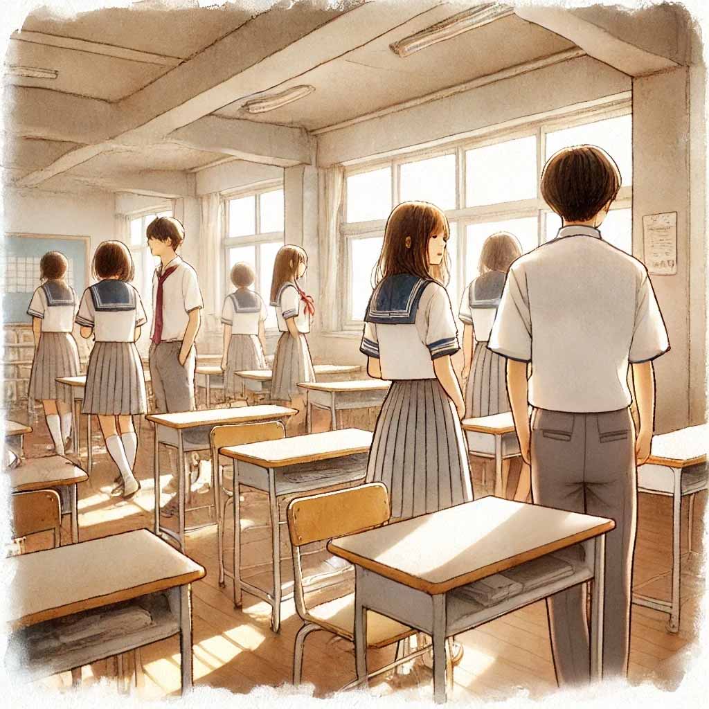 休み時間の教室