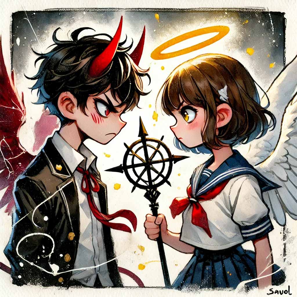 隣の席の天使と悪魔