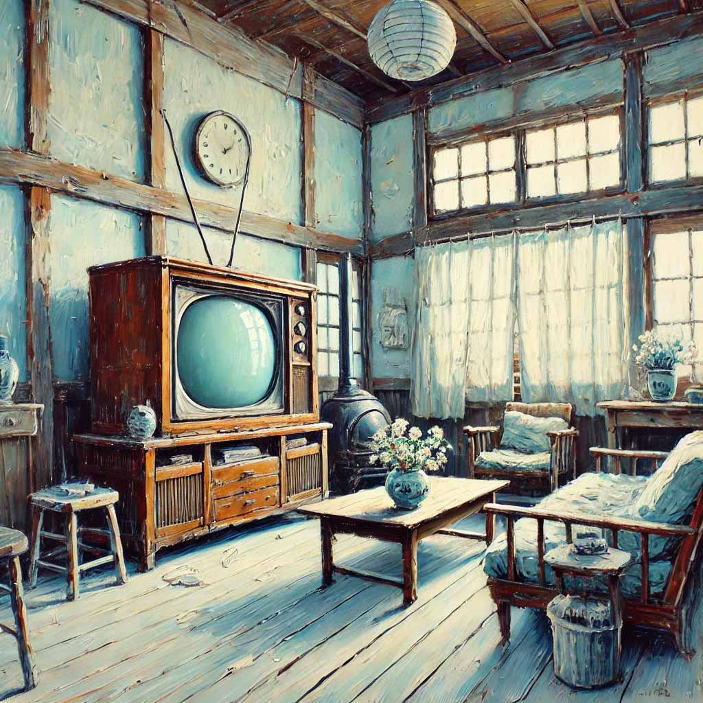 昭和のブラウン管テレビ