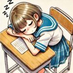 授業中寝ている生徒