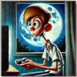 ゲームで夜更かし