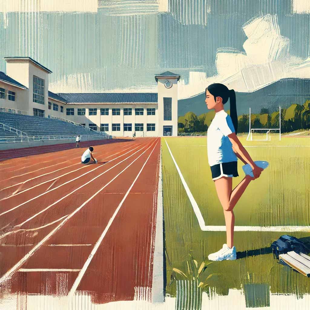 レース前のアップ