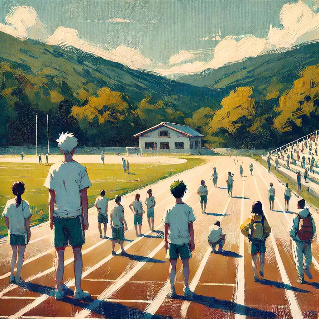 コースを下見