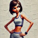 ずる賢そうな中学生　女子