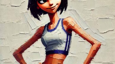 ずる賢そうな中学生　女子