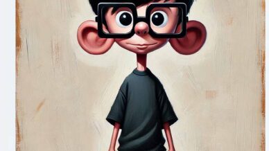 足が遅そうな学生男子