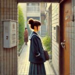 言い訳する中学生女子