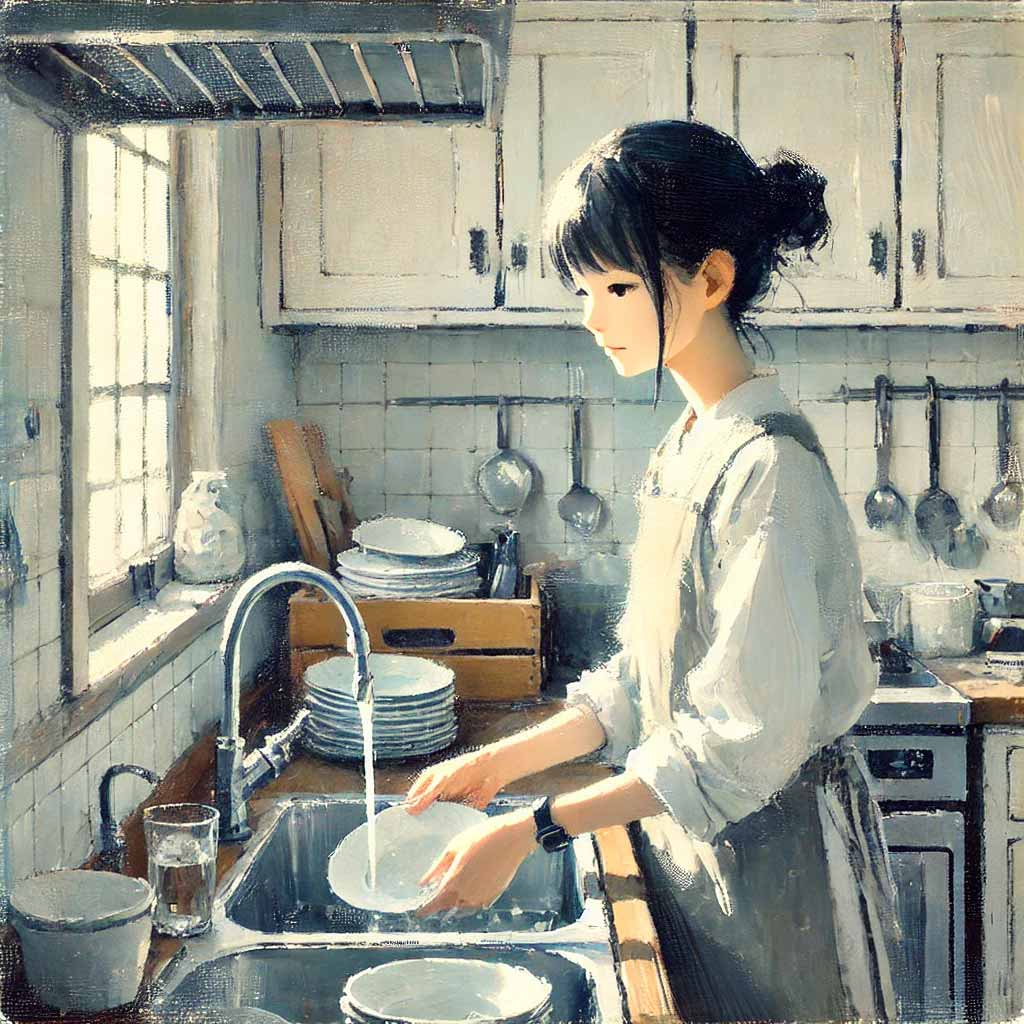 洗い物をして信頼を積み上げる