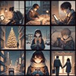 クリスマスの男子女子