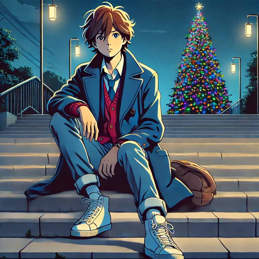 中学生男子　クリスマスコーデ