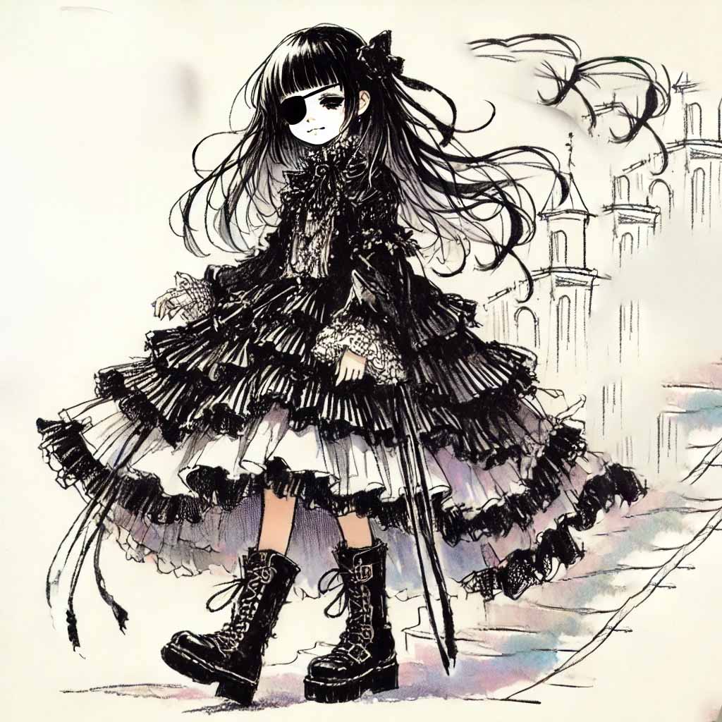 中二病女子　ファッション