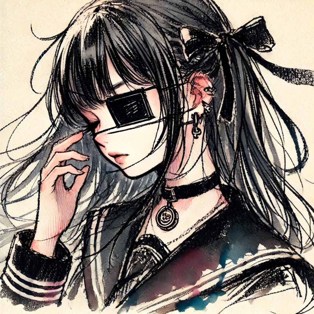 厨二業女子　横顔