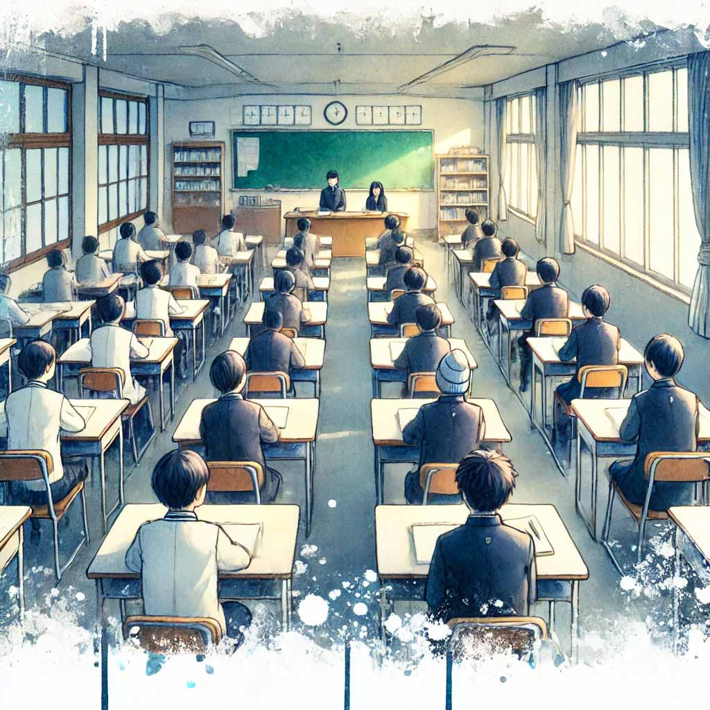 教室　授業中