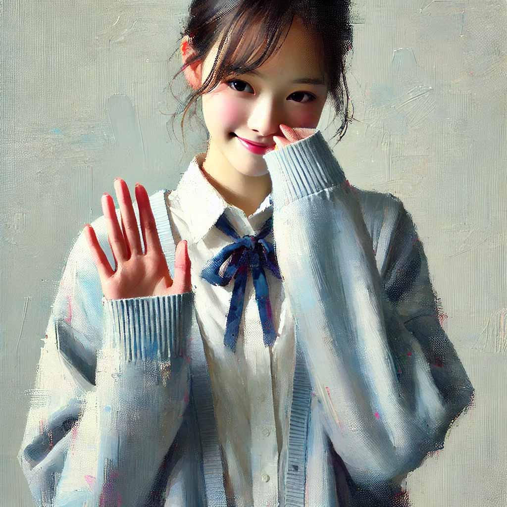 シャイな彼女