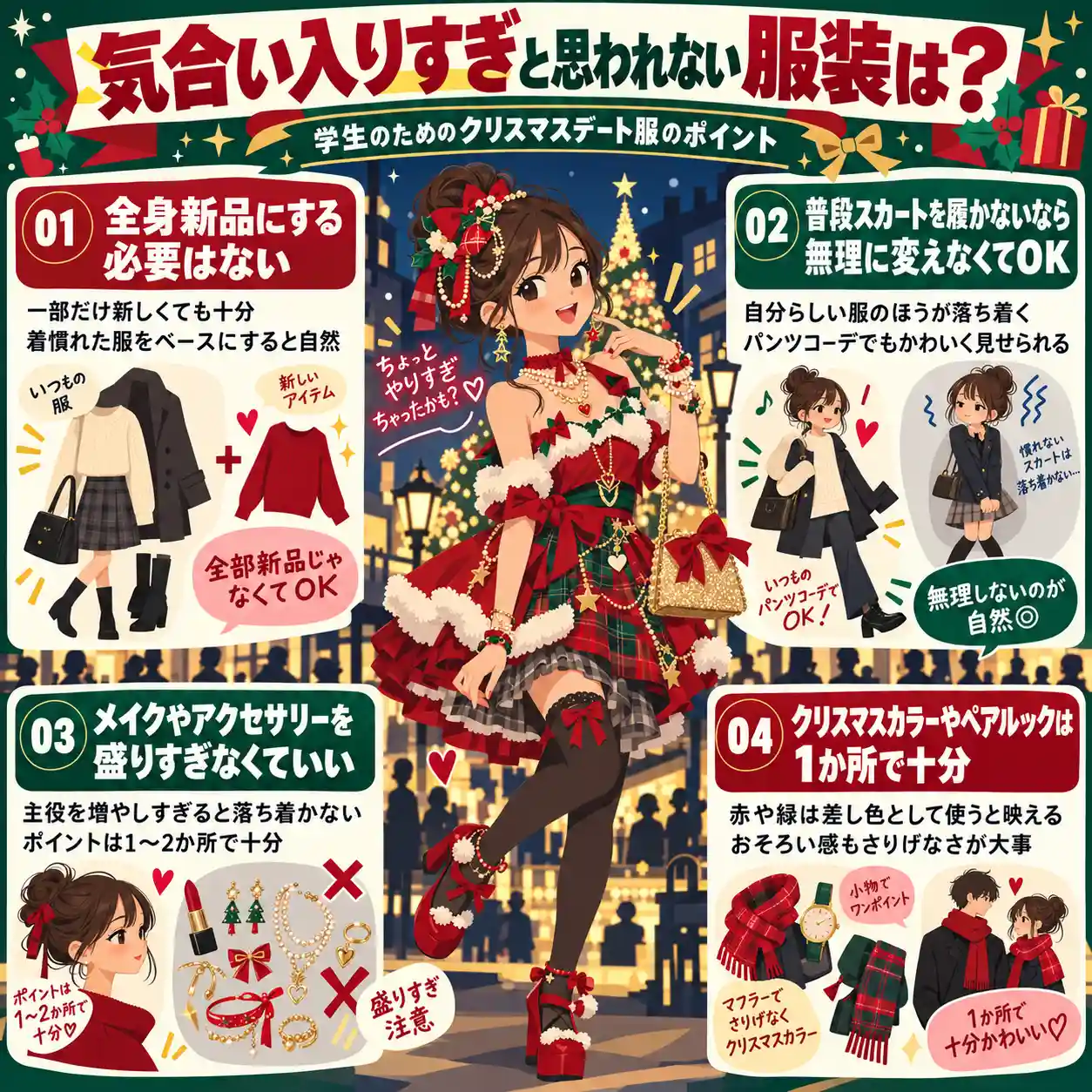 あまり気合いを入れすぎなくてもいい方法を教えているインフォグラフィック