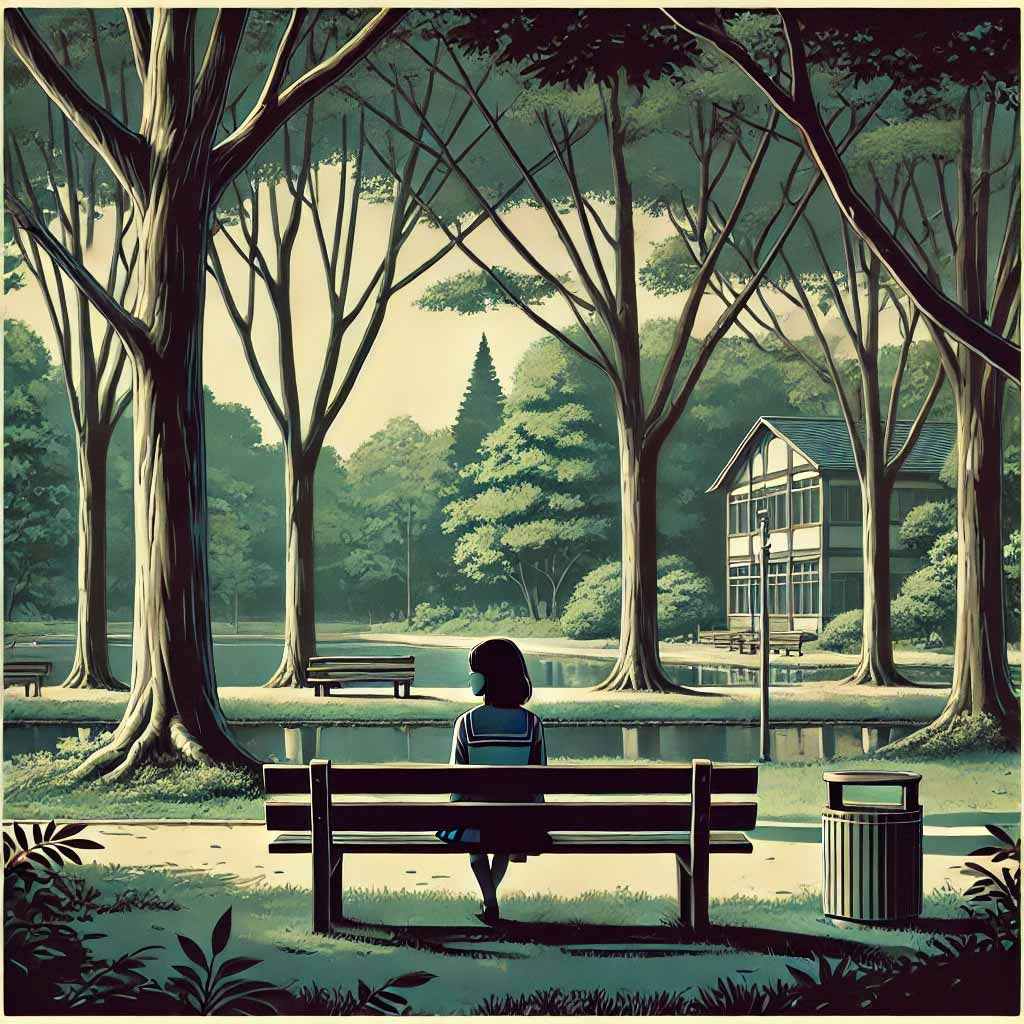 公園に一人