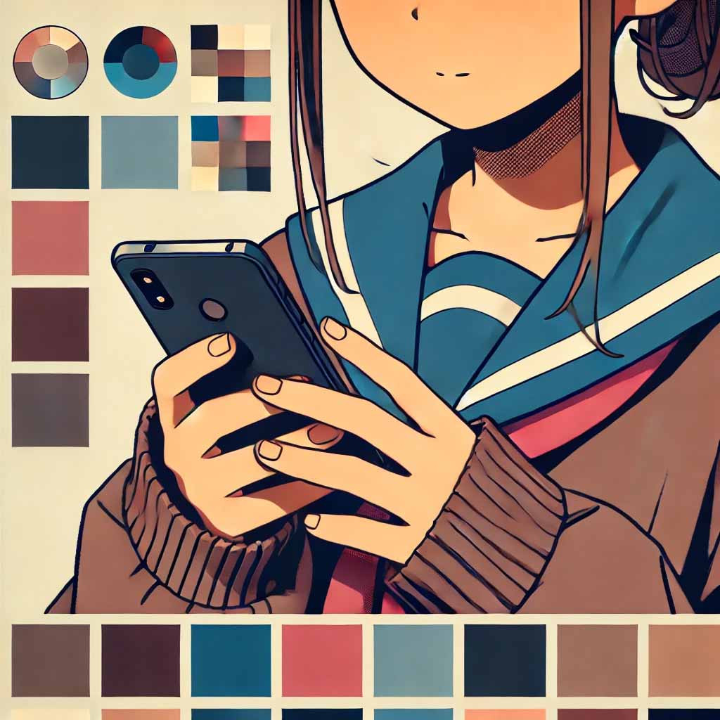 スマホで連絡