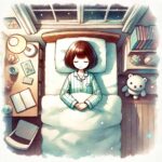 いい夢見てる中学生女子