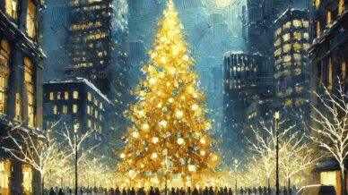 大きなクリスマスツリー