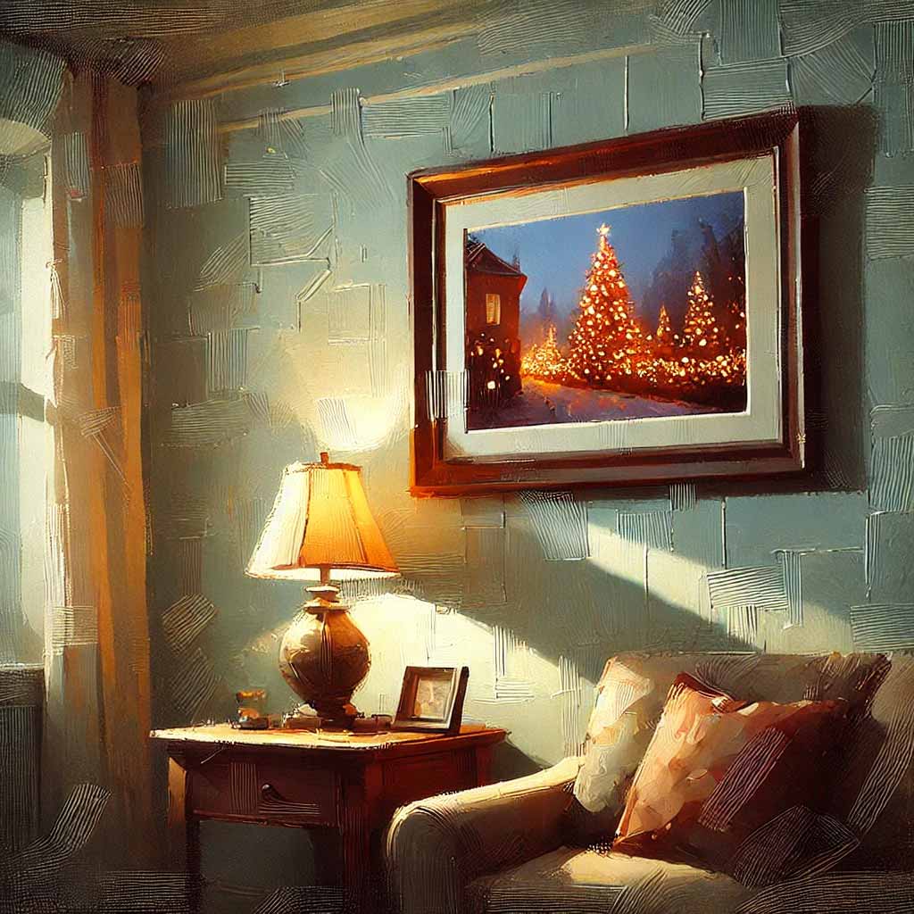 プリントした写真を額装