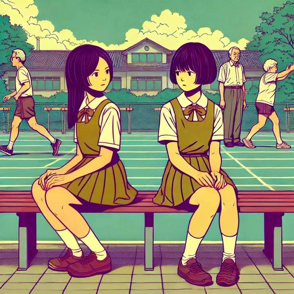 喧嘩している二人