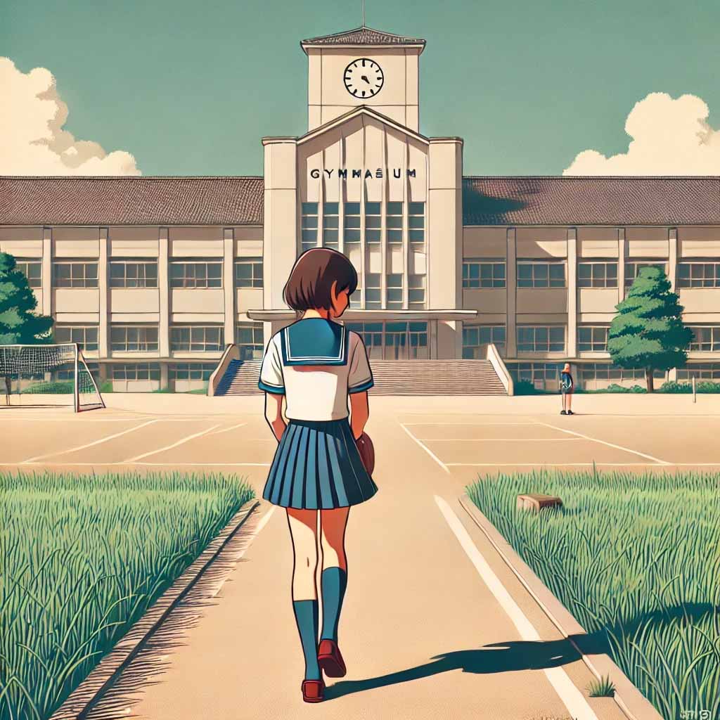 一人で投稿の中学生女子