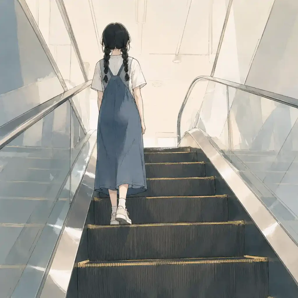 外出したけど寂しい女子