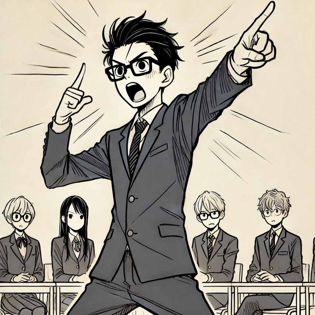 公約を思いついた中学生男子