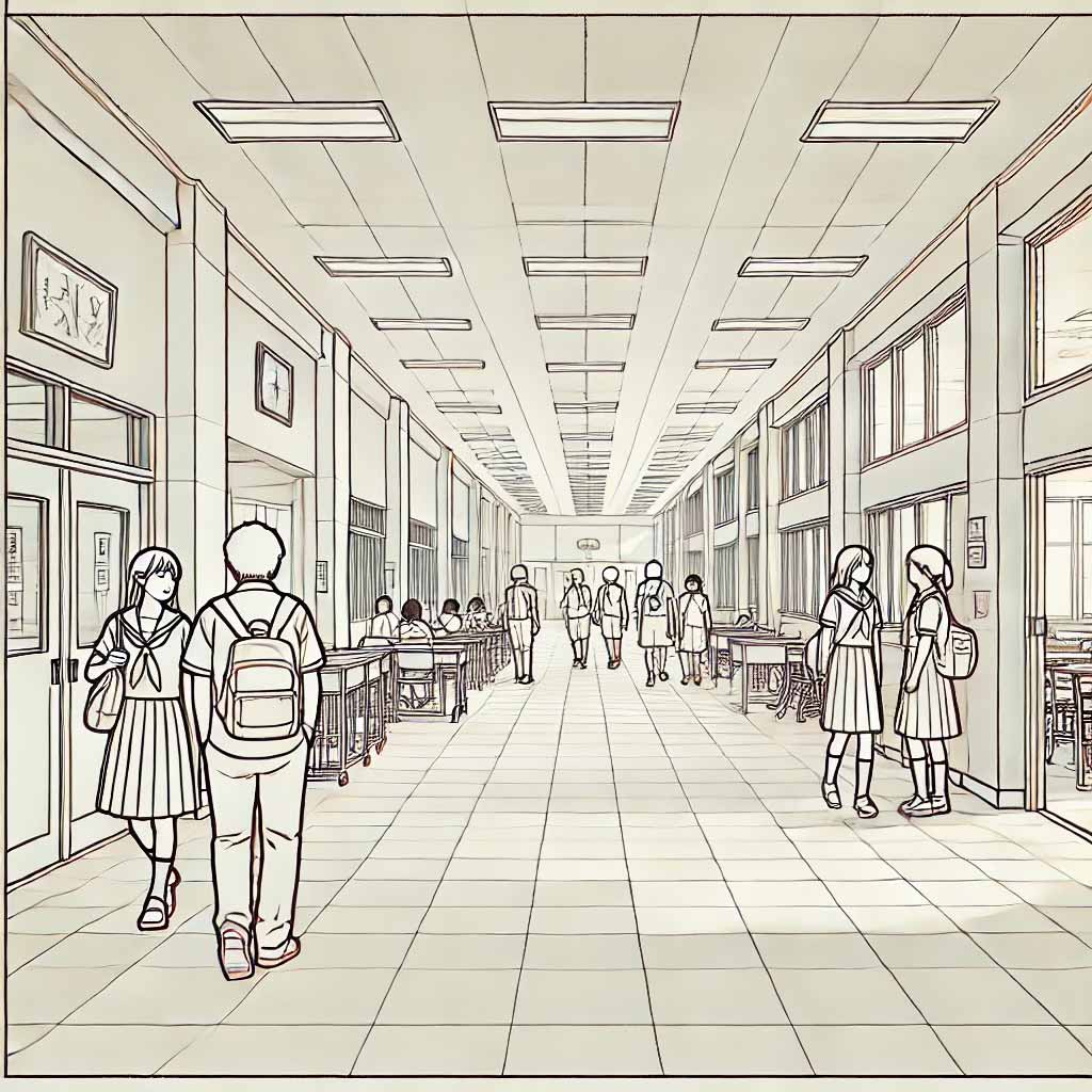 学校の廊下