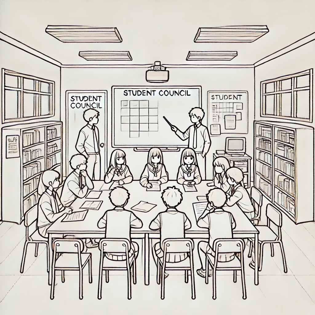 企画している生徒会