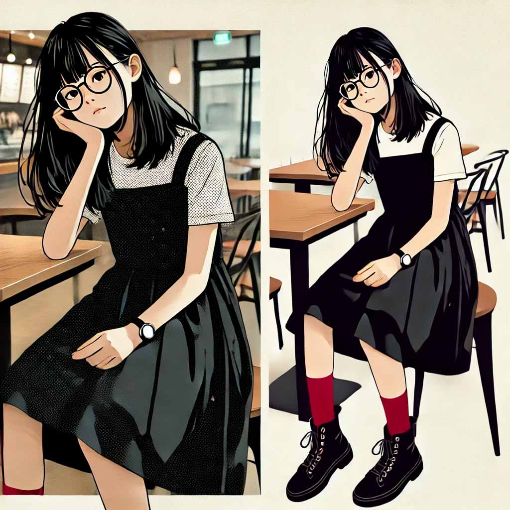 悩んでいる中学生女子