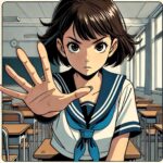 それはダメと示す中学生女子