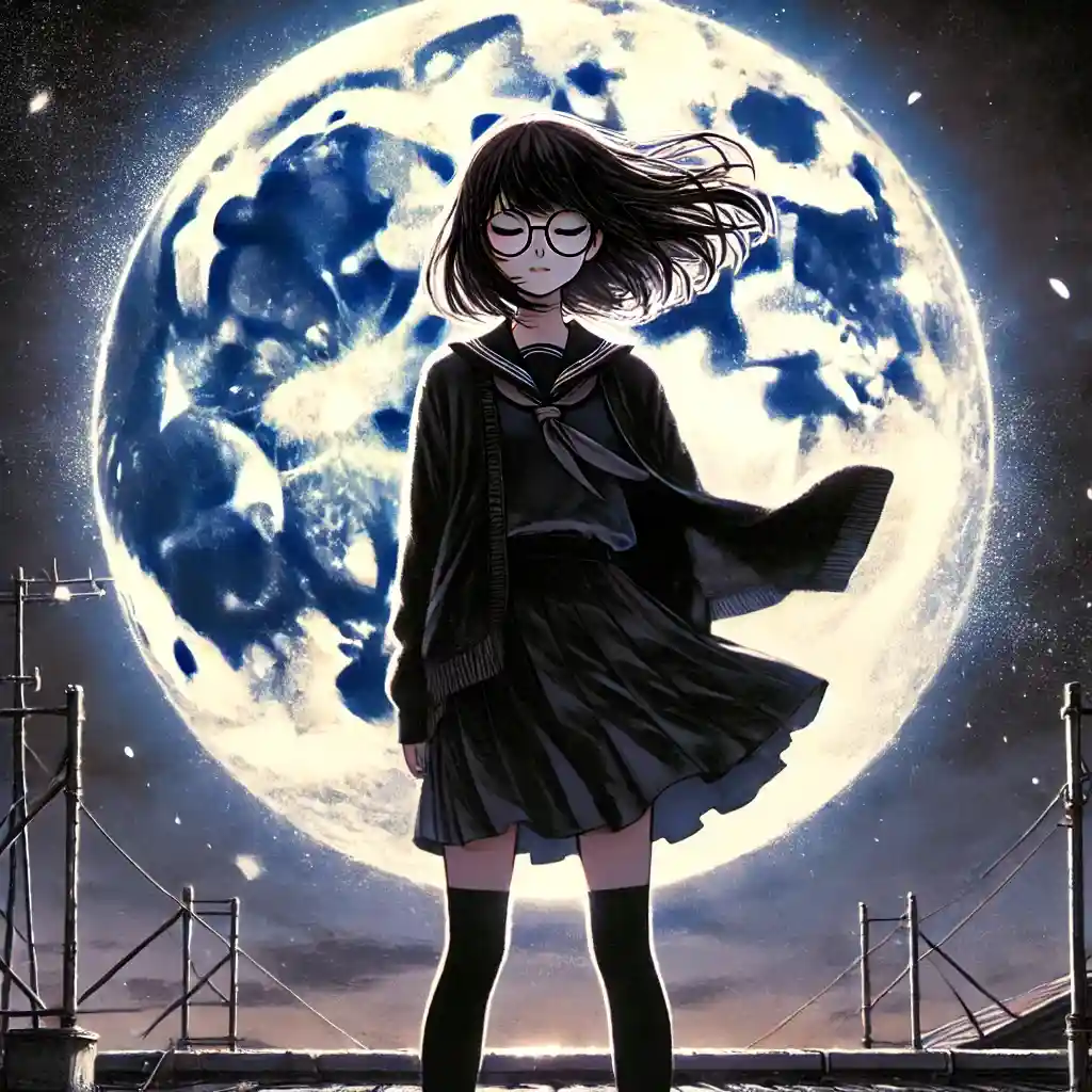 神秘的なイメージの女子