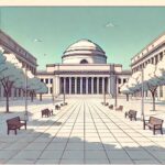 MIT 正門から見たところ